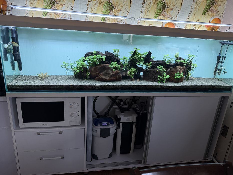 Аквариум сотилади подставкаси билан