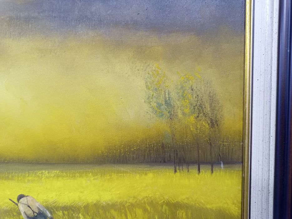 Маслен пейзаж Косач – силна символика в луксозна рамка“