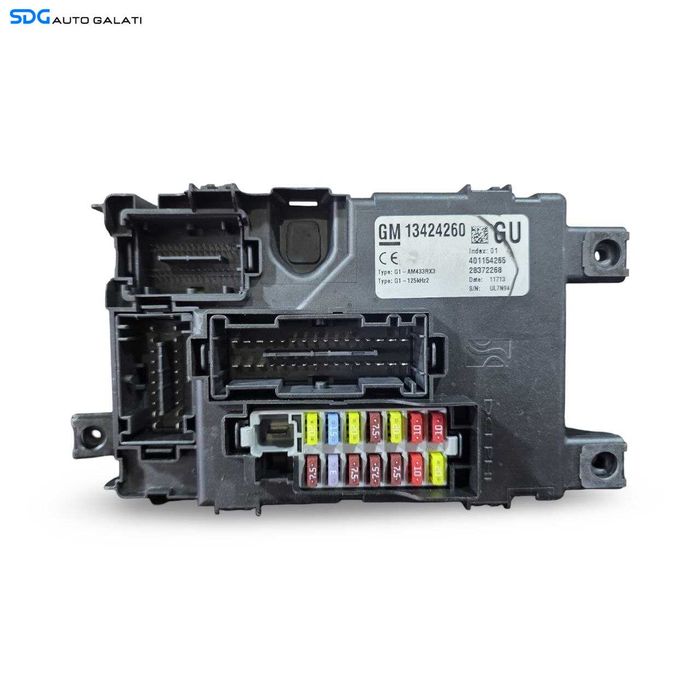 Panou Tablou Sigurante Calculator Confort BCM Body Control Module Opel Corsa D 2006 - 2014 Cod 13424260 [LS1487]