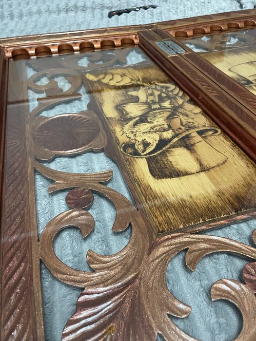 Нарды-Шахматы ручной работы