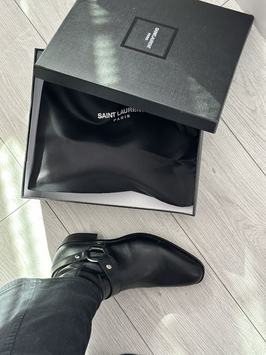 Yves Saint Laurent Wyatt boots Hedi Slimane era 40