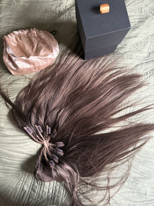 Естествена коса- есктеншън тип октопод