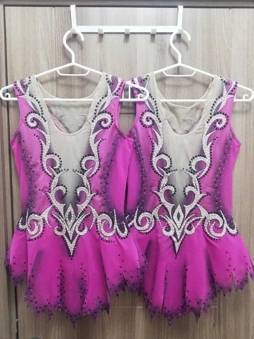 Трико ново за художествена гимнастика/танци/модерен балет/акробатика.