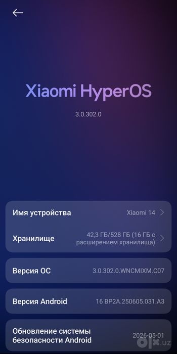 Xiaomi 14 toza Global 528gb / 12gb