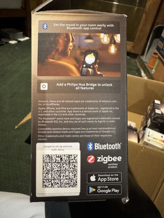 Комплект от 3броя  умни крушки Philips