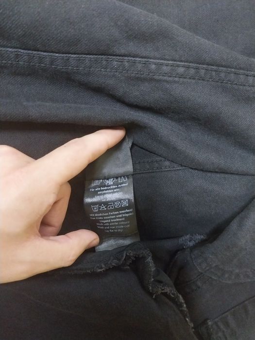 Костюм джинсовы черный