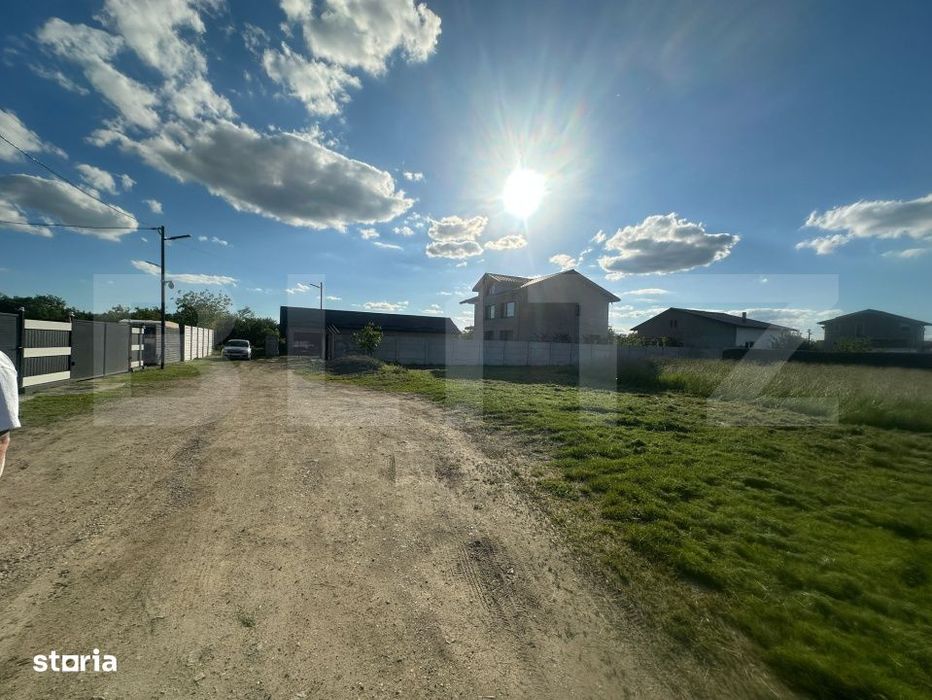 Teren intravilan 600 mp, front 18 m, toate utilitatile, Popoveni