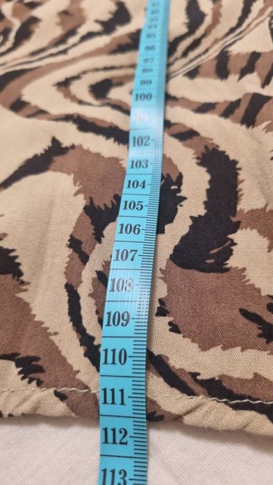 Rochie Zara viscoza xxl bej maro negru