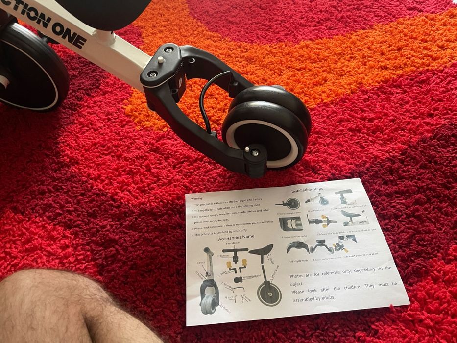 Bicicleta multifuncțională 4 in 1 cu pedale noua