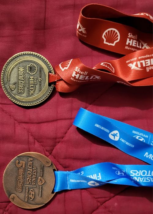 Медаль Алматы марафон