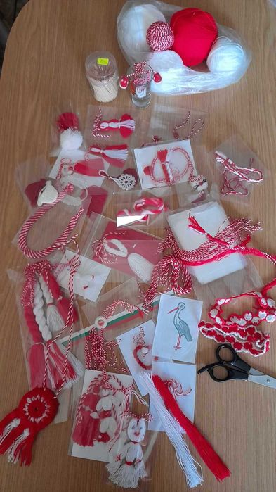 Ръчно изработени мартеници традиционни - 600 бр. - уникални модели