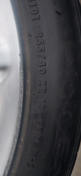 Гуми джанти Мерцедес SL спорт пакет  285 35 18  - 255 40 18