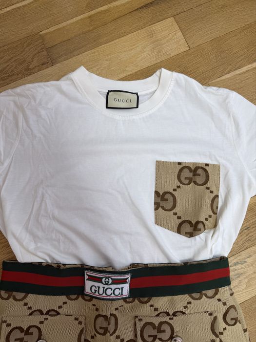 Комплект тениска и пола Gucci