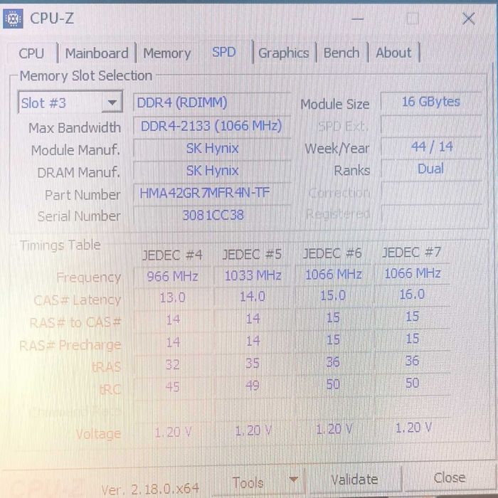 Памет 16Gb DDR4-2133Mhz  Qiyda