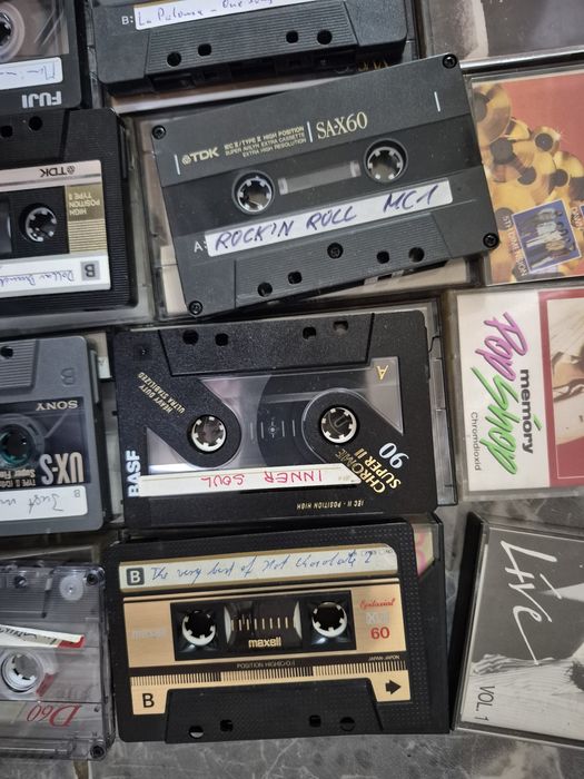 Pachet casete audio sony, tdk, basf, fuji