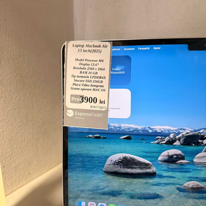 Laptop Maxbook Air 13inch 2025 M4 100%, 35 cicluri (AG15 Gara 1 B34172.1) Garantie 2 ani!