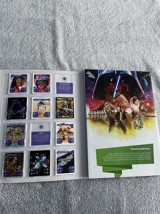 Vand album colectie Star Wars complet si cartonase dublate
