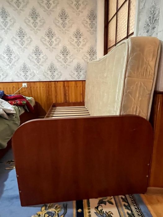 2 шт! Кровать односпальная с матрасом