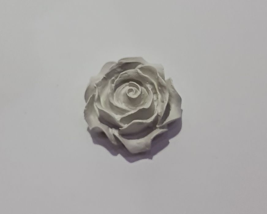 Trandafir decorațiune/mărțișor ipsos handmade valentines day mărturie