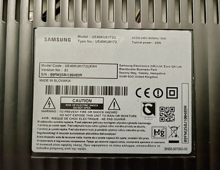 Smart Tv Samsung pentru piese