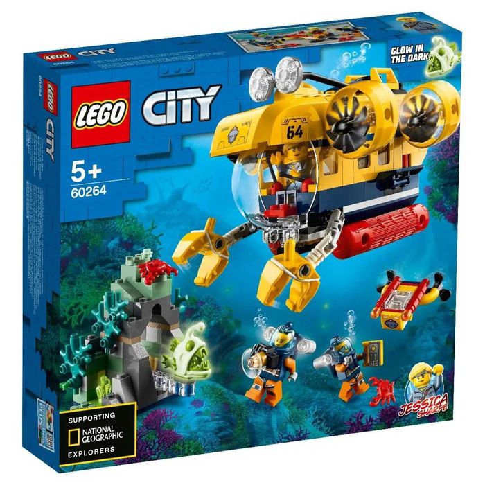 LEGO CITY 60264 Океан исследовательская подводная лодка Новый ОРИГИНАЛ