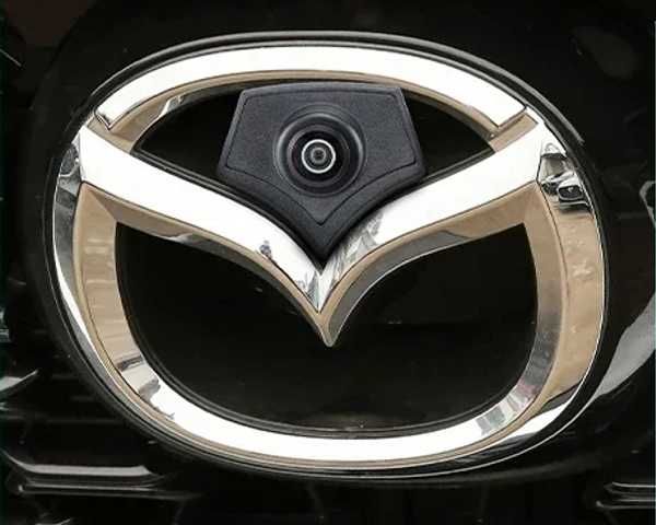Автомобилна предна камера за вграждане в емблемата на Mazda 2 3 5 6 CX4 CX-5 CX-7 CX-8 и др.