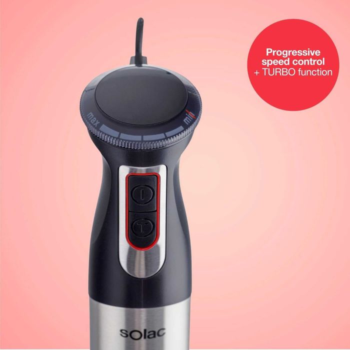 Метален пасатор Solac Pro, 1200 W, Инокс