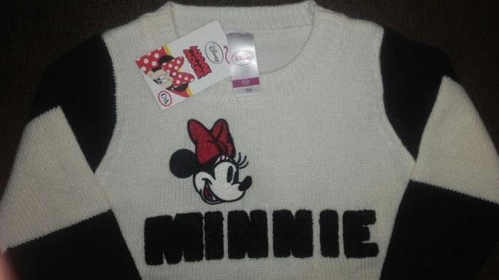 Reducere 50% Pulover Minnie Disney C&A, nr.104, 3-4 ani!