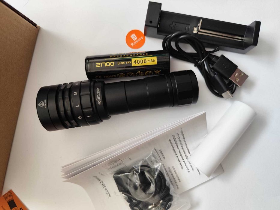 Lanterna subacvatica Sofirn SD05 cu led XHP50.2/ 3000LM