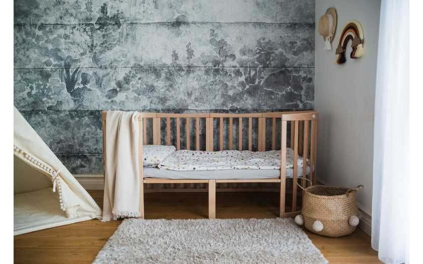 Кошара за Бебе Смарт 7в1 Овал, Детско Легло 0-10 год. - Цвят Натурал