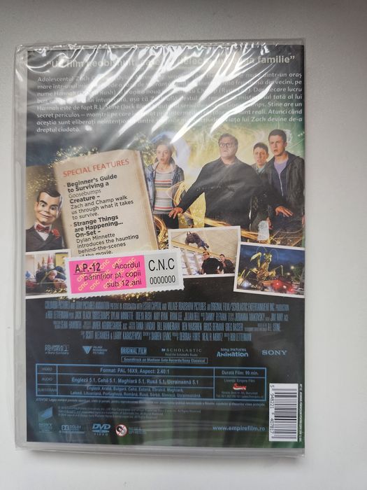 DVD Goosebumps, sigilat