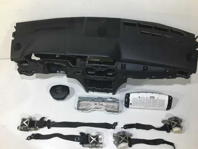 Mercedes Benz GLK facelift plansa de bord - kit airbag - set centuri