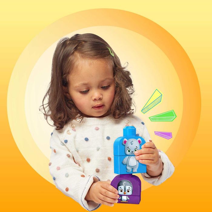 Конструктор с животни MEGA Bloks Полярни приятели Fisher Price