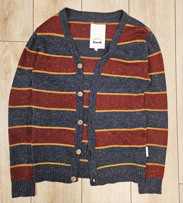 Cardigan pulover HUMÖR Danemarca Lână & Mătase - Stil Retro Nautic