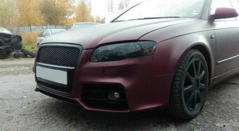 Предна броня за Audi A4 B7 8E 2004г-2008г S-Line Design с хром лайсна