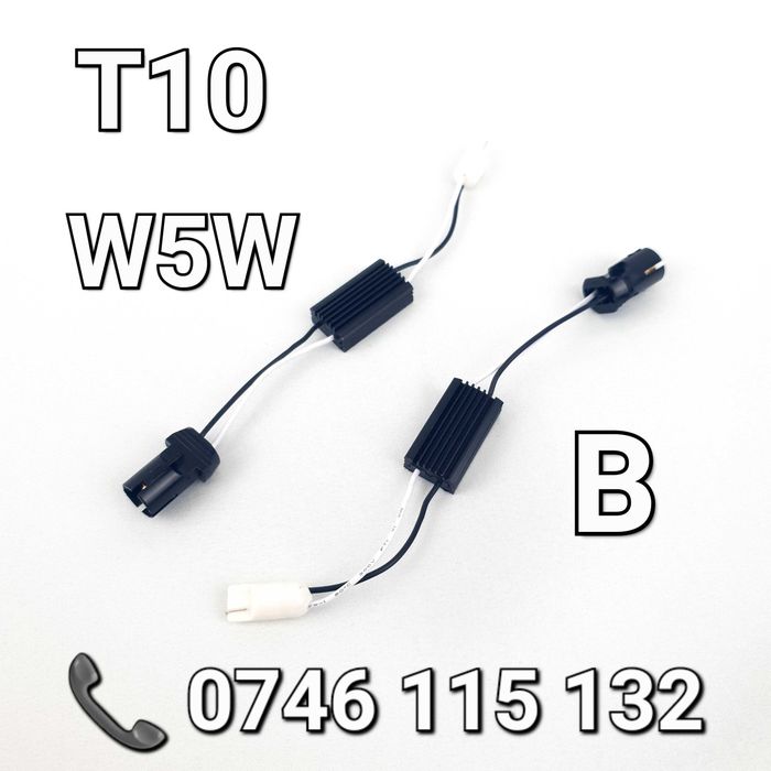 Anulator Eroare Bec Ars-CANBUS LED-T10 T20 T25 H1 H3 H7 H8 H9 H11 P21W