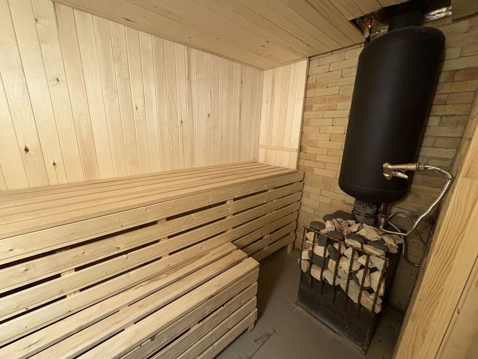 Баня на дровах . Новая