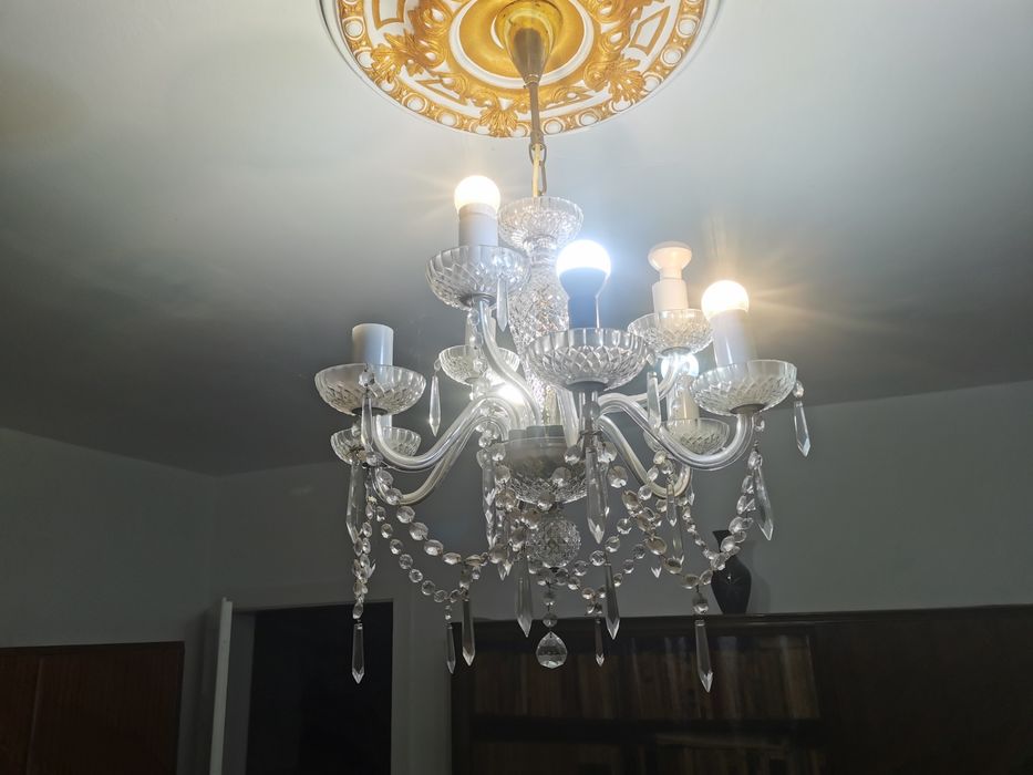 Candelabru din cristal 8 brate