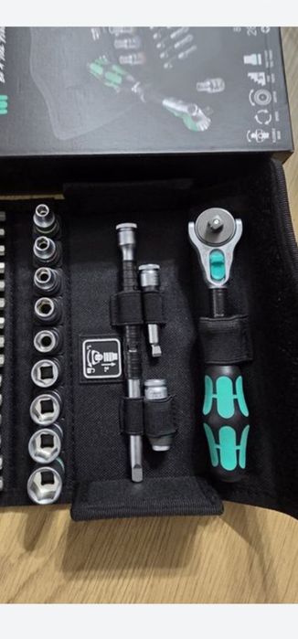 Set clichet cu tubulare si biti WERA 8100 SA 6