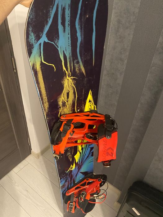 Snowboard Lib Tech La Nina 162 + Legaturi K2 fast strap