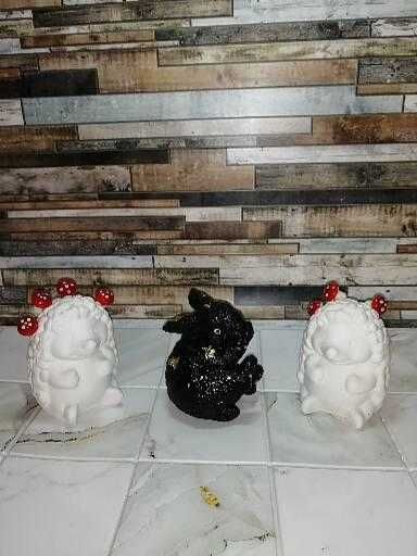 Вазочки из гипса для интерьера