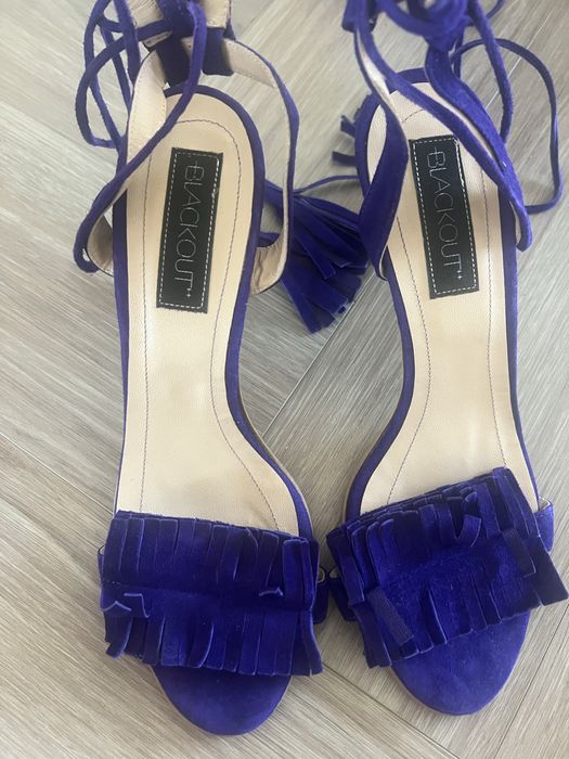 Sandale cu toc piele marime 38,5