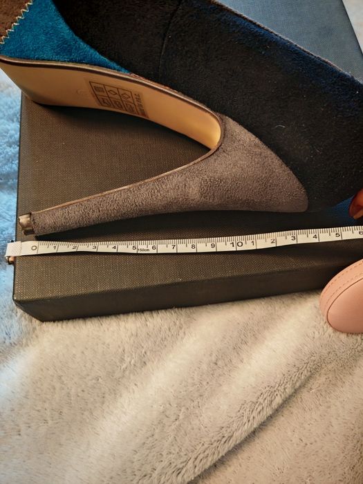 Високи черни обувки на платформа 37