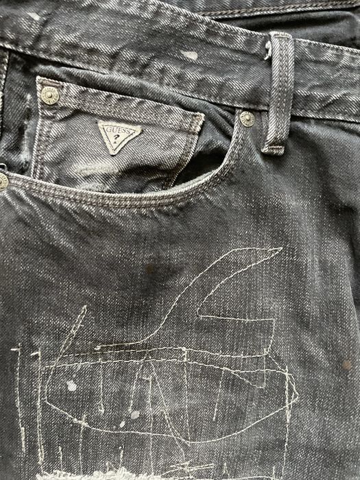 GUESS slim straight/мъжки дънки W33