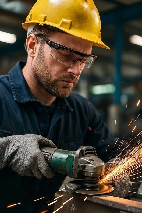 Очки защитные, для работы с болгаркой,