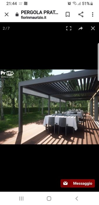 PERGOLA terasa gradina
