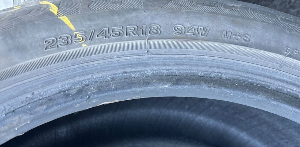 Продам летние шины 235/45 R18