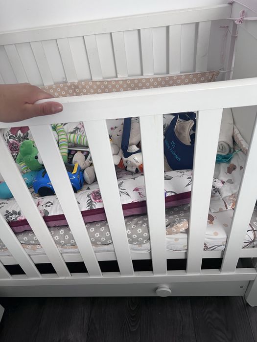 Patut bebe laterale detasabile