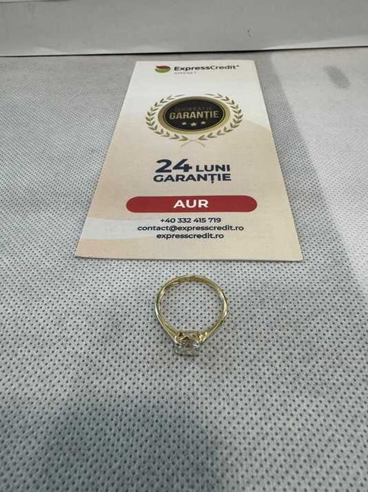 (Ag41) Inel aur, 14K B5805.2 - Certificat de garanție!