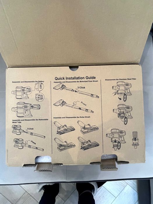 Безжична Прахосмукачка с батерия Lubluelu - Чисто Нова с гаранция